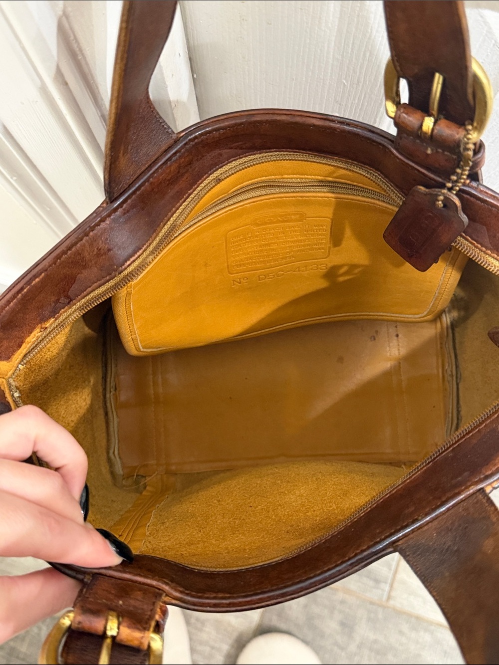 Vintage Coach Waverly Tote Bag 4133 - Picture 6 of 13